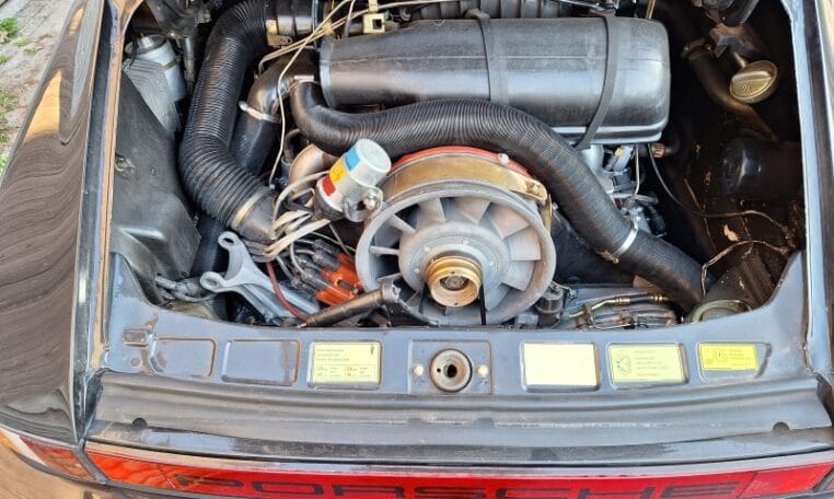 Oto's Voor Porsche 3.0 SC Cabrio Zwart Met Zwart Lederen Sportstoelen 163000 Km 0
