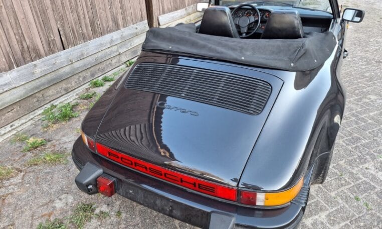 Oto's Voor Porsche 3.0 SC Cabrio Zwart Met Zwart Lederen Sportstoelen 163000 Km 0