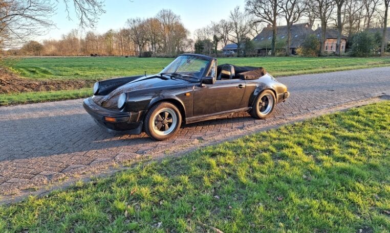 Oto's Voor Porsche 3.0 SC Cabrio Zwart Met Zwart Lederen Sportstoelen 163000 Km 0