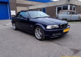 BMW 330ci Cabrio E46 Donkerblauw 50000 Km Beige Leder