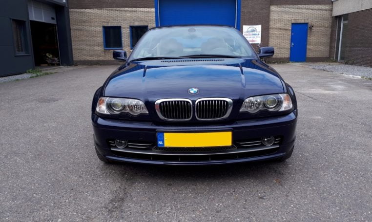 BMW 330ci Cabrio E46 Donkerblauw 50000 Km Beige Leder