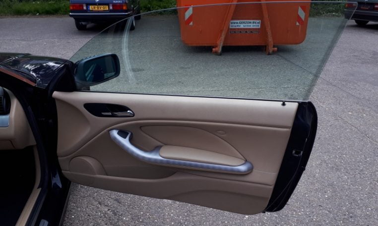 BMW 330ci Cabrio E46 Donkerblauw 50000 Km Beige Leder