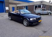 BMW 330ci Cabrio E46 Donkerblauw 50000 Km Beige Leder