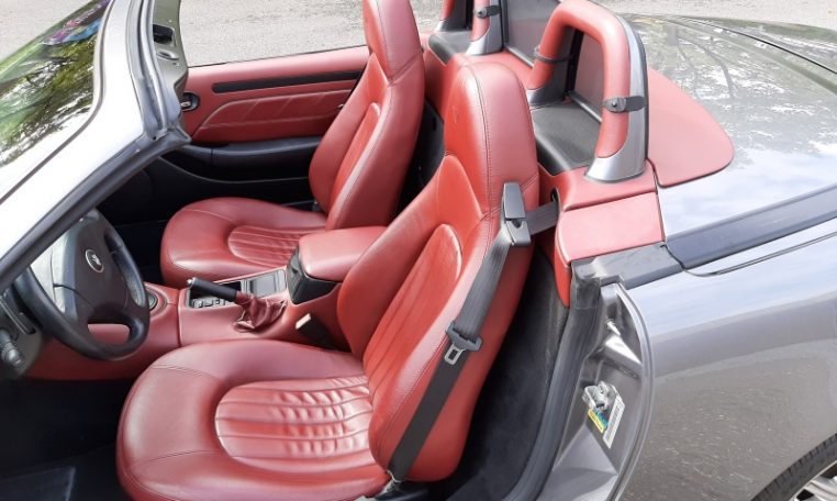 Maserati 4200 Spyder V8 Grijs Met Rood Leder 48000 Km 30000 Mijl