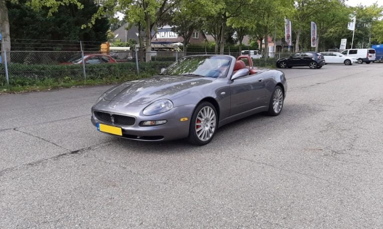 Maserati 4200 Spyder V8 Grijs Met Rood Leder 48000 Km 30000 Mijl