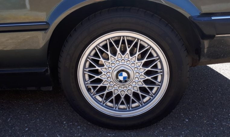 BMW 325i Cabrio E30 Delfingrijs Metallic 162000 Km Zwart Leder
