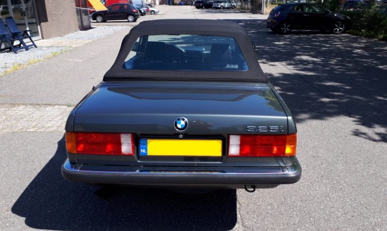 BMW 325i Cabrio E30 Delfingrijs Metallic 162000 Km Zwart Leder