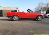 BMW 325i Cabrio E30 Zinnoberrood 182000 Km Grijs Stof Hahnentritt Interieur