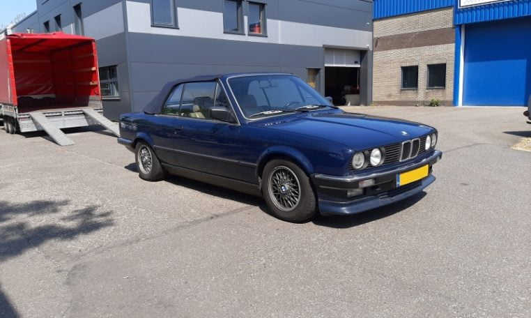 BMW 320i Cabrio E30 Automaat Atlantikblauw 226000 Km