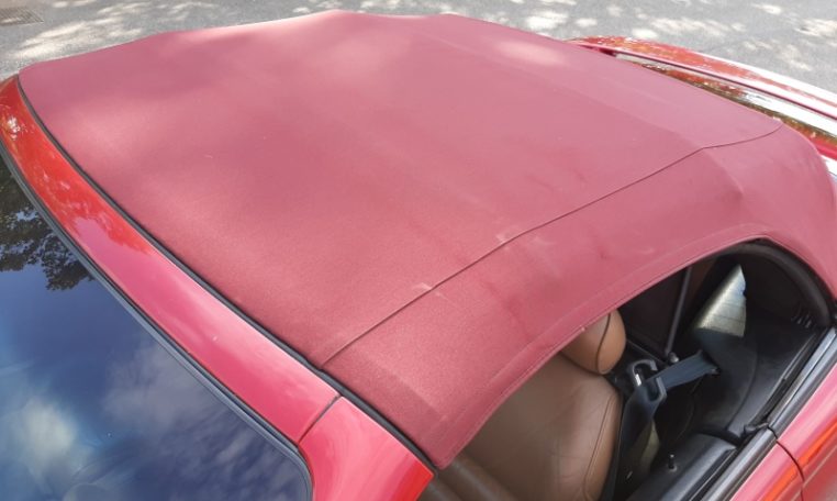 Ford Mustang GT 5.0 HO Cabrio Bordeauxrood 96000 Mijl