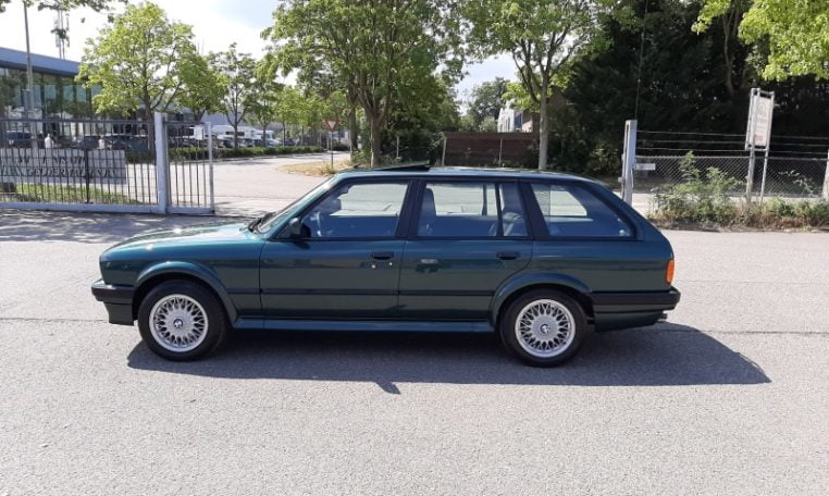 BMW 325ix Touring E30 Islandgrün Metallic Met Grijs Stof 158000 Km