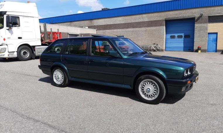 BMW 325ix Touring E30 Islandgrün Metallic Met Grijs Stof 158000 Km