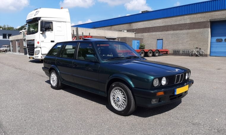 BMW 325ix Touring E30 Islandgrün Metallic Met Grijs Stof 158000 Km