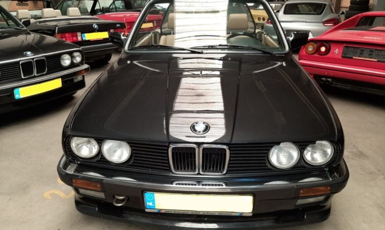 BMW 325i Cabrio E30 Aut. Diamantzwart Metallic Beige Leder 198000 Km