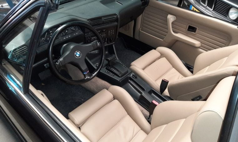 BMW 325i Cabrio E30 Aut. Diamantzwart Metallic Beige Leder 198000 Km