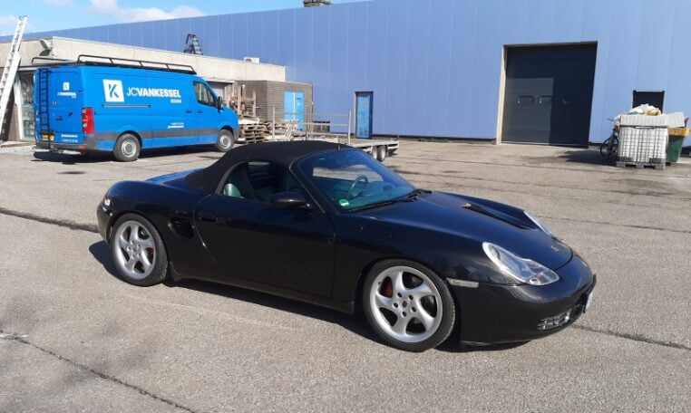 Porsche Boxster S Zwart Metallic Turquoise Volleder 102000 Km