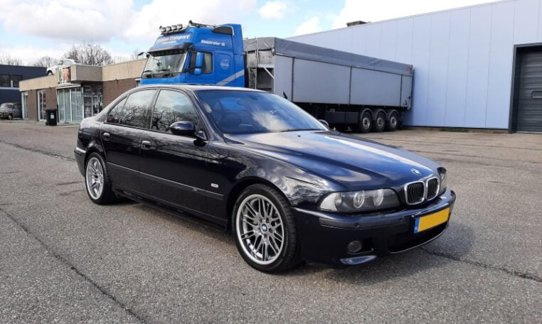 BMW M5 E39 Carbonschwarz Met Two Tone Zwart Leder 139000 Km 