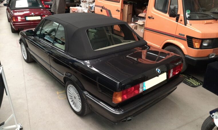 BMW 325i Cabrio E30 Diamantzwart Beige Leder 151000 Km 07 (