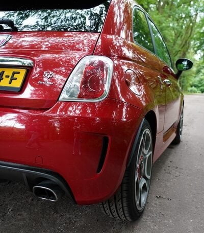 Fiat 500 Abarth 595 Bordeauxrood 0